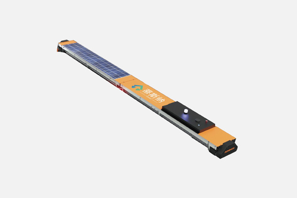 Track type dry sweeping cleaning robot